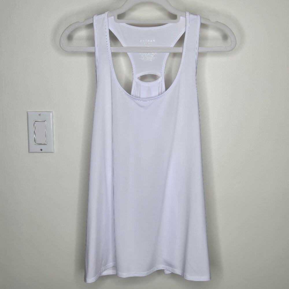 KYODAN White Racerback Athletic Tank Top Size XL